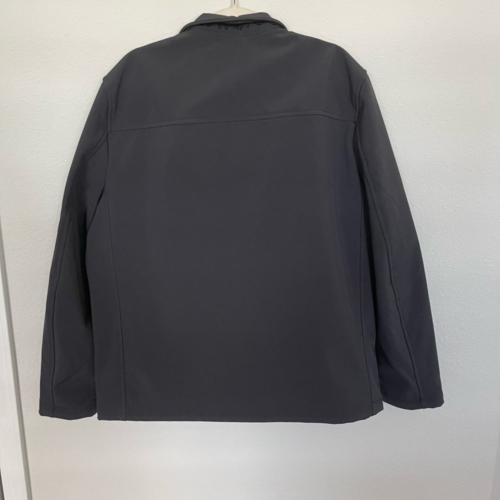 ❌SOLD❌Calvin Klein Windbreaker Water Resistant Zip Up Black Jacket Size XL - Picture 3 of 8